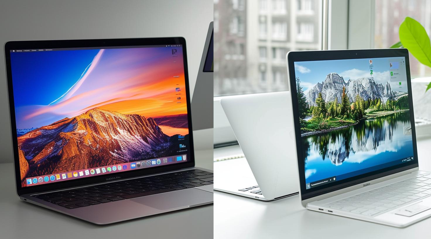 Vergleich von Mac und Windows